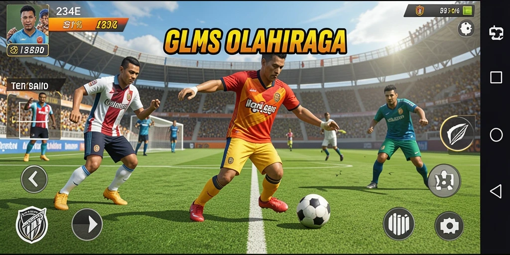 Tampilan seru gameplay <strong>234E</strong> dalam aksi olahraga.