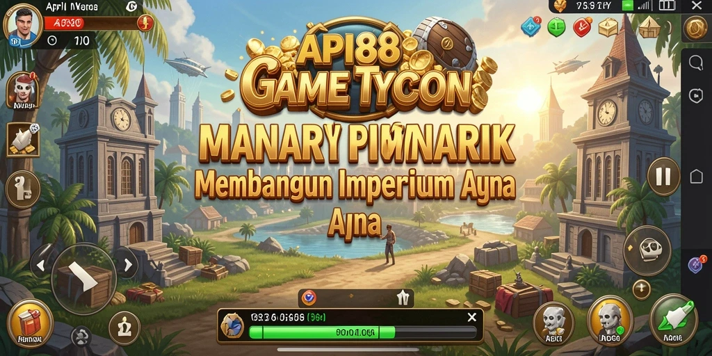 Screenshot gameplay API88 menunjukkan pengalaman tycoon yang seru dan interaktif.