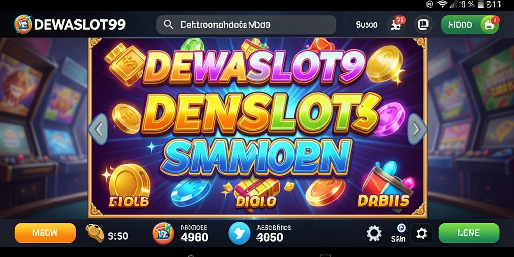 Tampilan gameplay DEWASLOT99 yang menarik dan penuh warna.