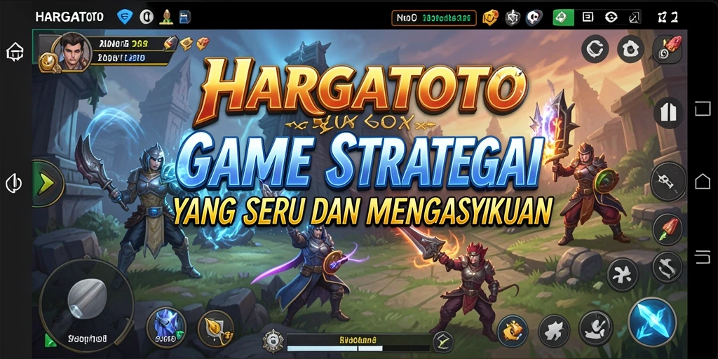 Screenshot HARGATOTO menampilkan aksi seru dari gameplay SLG.