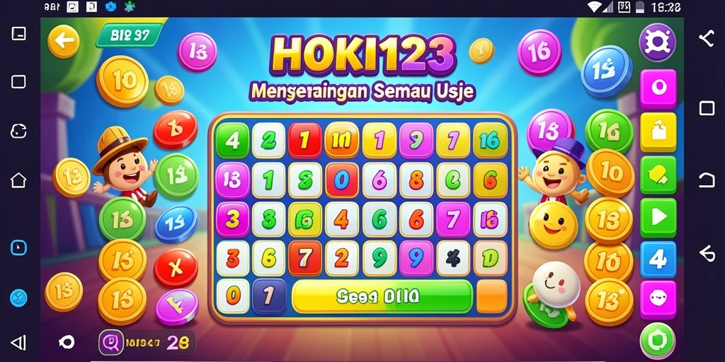 Tampilan gameplay HOKI123 yang menyenangkan dan interaktif.