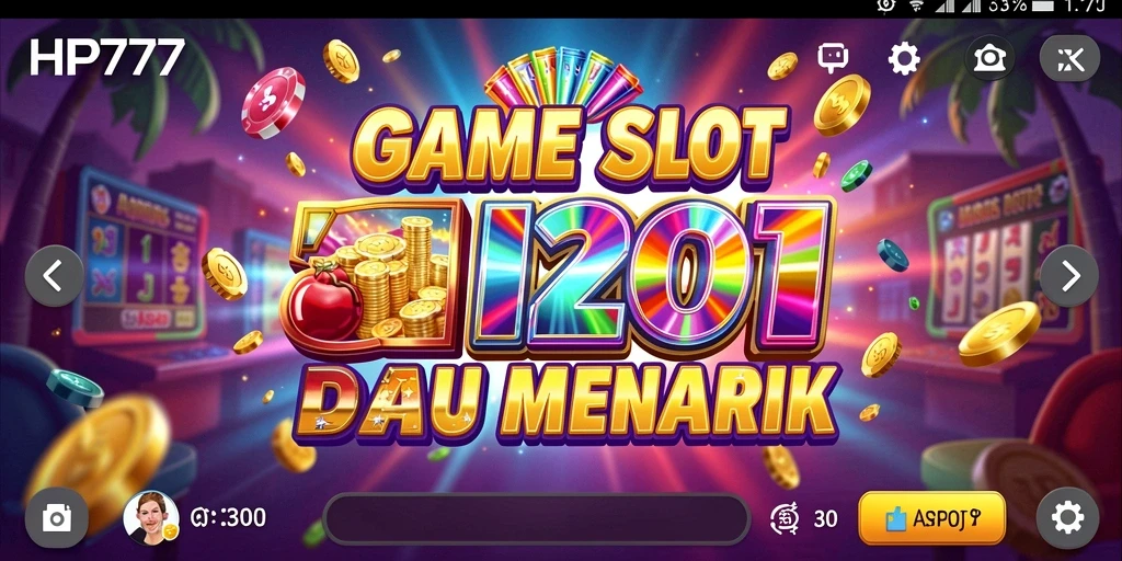 Tampilan menakjubkan dari gameplay Slot HP777.