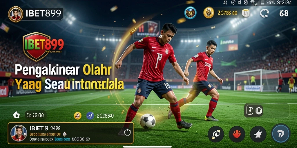 Screenshot IBET899 menampilkan gameplay interaktif yang menarik di dunia olahraga.