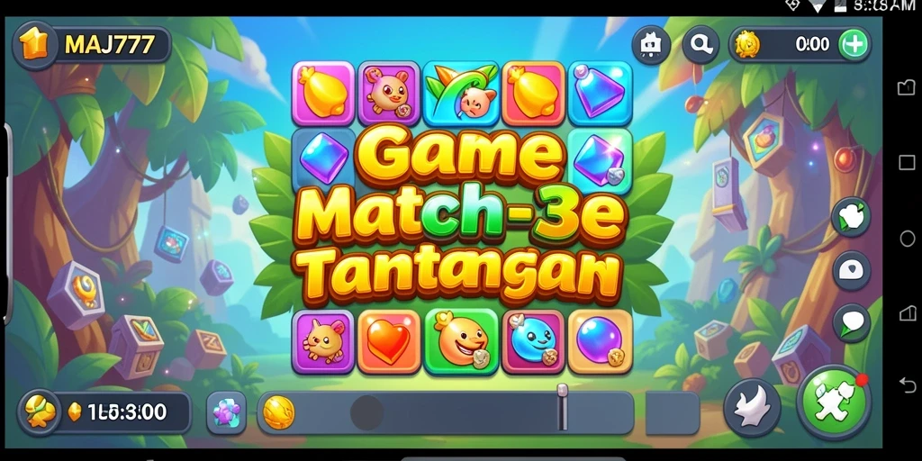 Tampilan gameplay seru dari MAJ777 yang menantang.