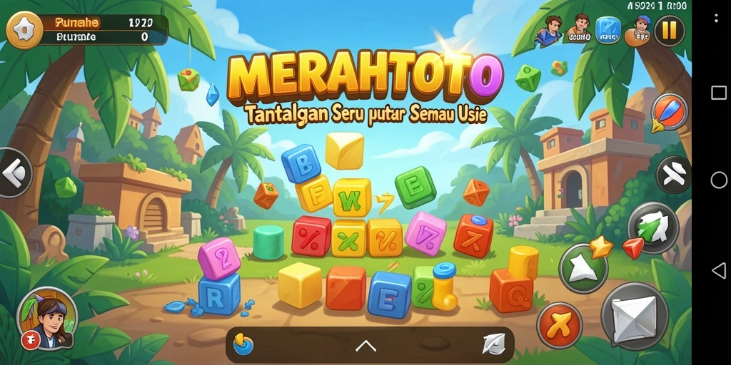 Tangkapan layar gameplay MERAHTOTO yang seru dan menantang.