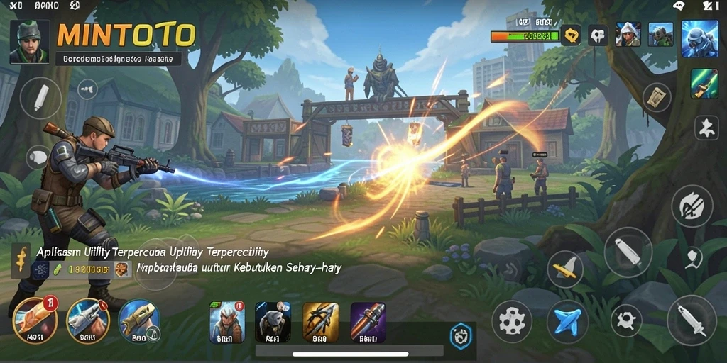 Screenshot utama MINTOTO menampilkan antarmuka aplikasi Utility yang mudah digunakan.