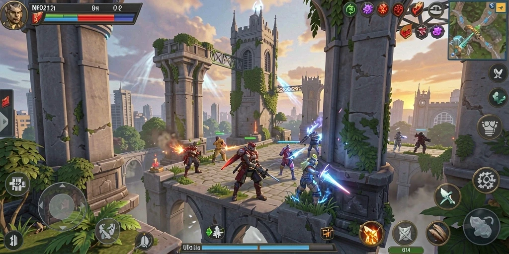 Gameplay menarik MPO2121 yang penuh strategi Tower Defense.