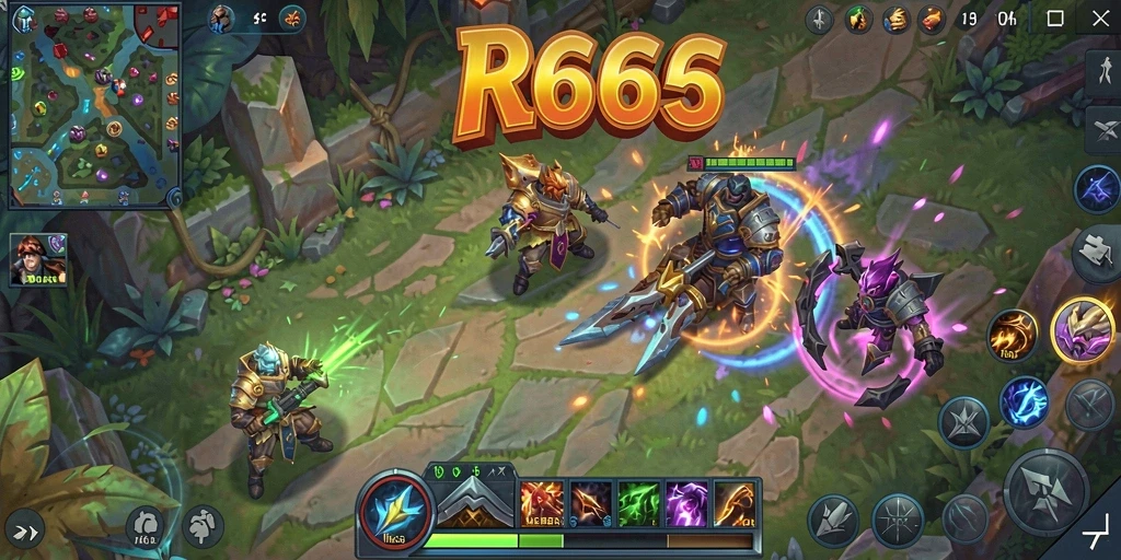 Tampilan menarik dari gameplay RR666 yang seru dan kompetitif.