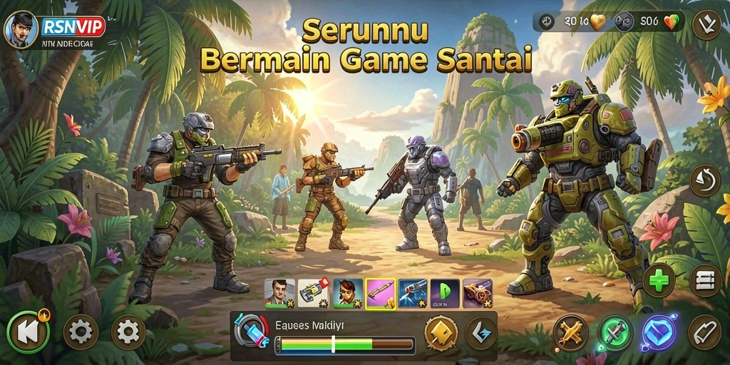 Tampilan gameplay seru dan interaktif dari RSNVIP.