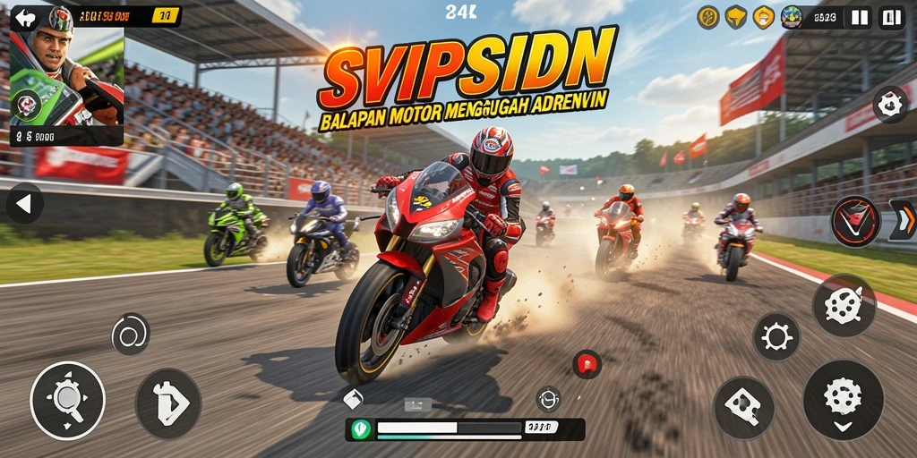 Tampilan gameplay SVIPSIDN yang intens dan mendebarkan.