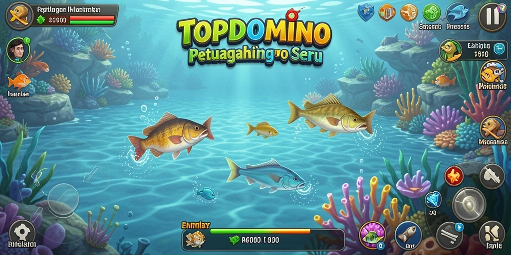Gameplay memancing yang seru dan menantang di TOPDOMINO.