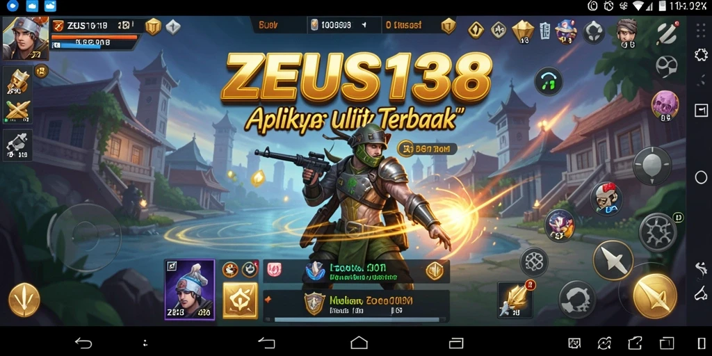 Tampilan antarmuka utama ZEUS138 yang sederhana dan fungsional.